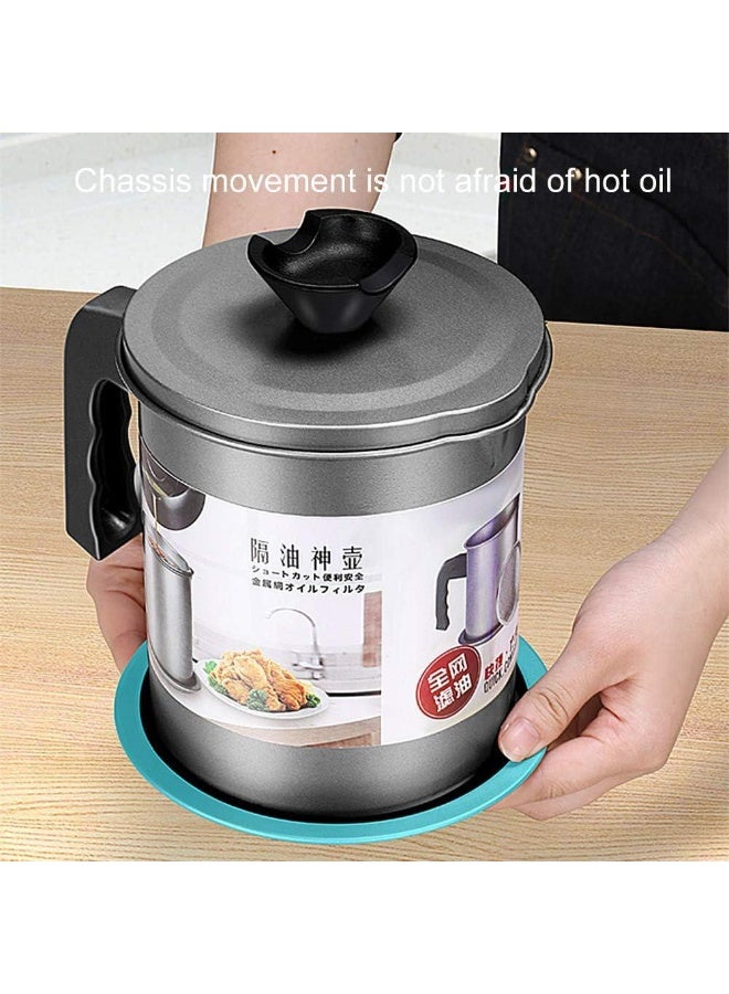 دورق زيت/سمن كوكر الأصلي مع مصفاة شبكية دقيقة - سعة 1400 مل - Image 5