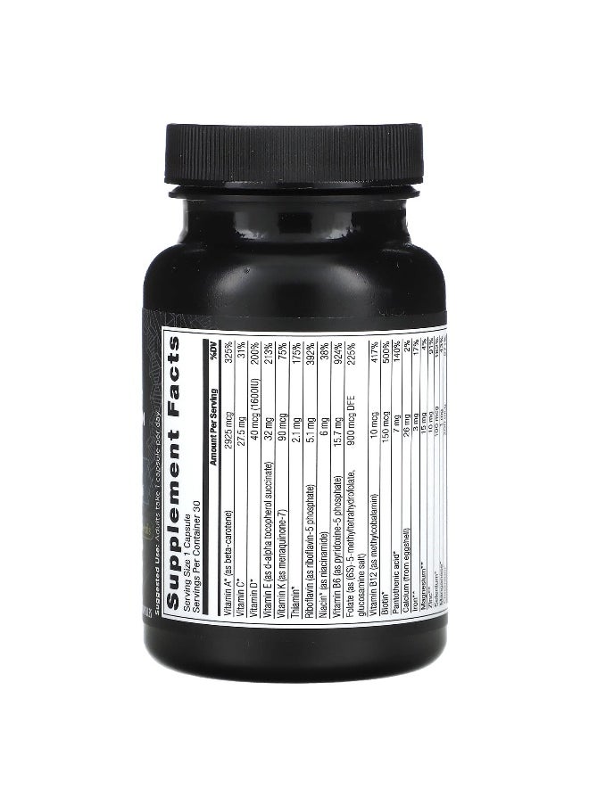 Ancient Nutrition - Ancient Nutrition, Men's 40+ Once Daily Multi, 30 Capsules - Image 1