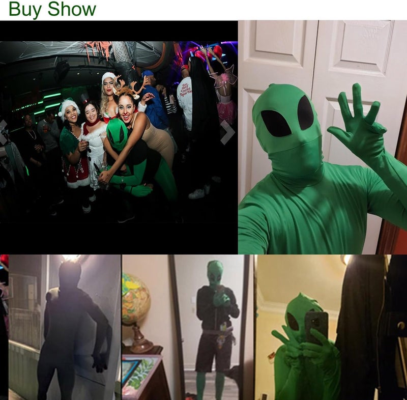 Full Body Greenman Suit - Lime Green
