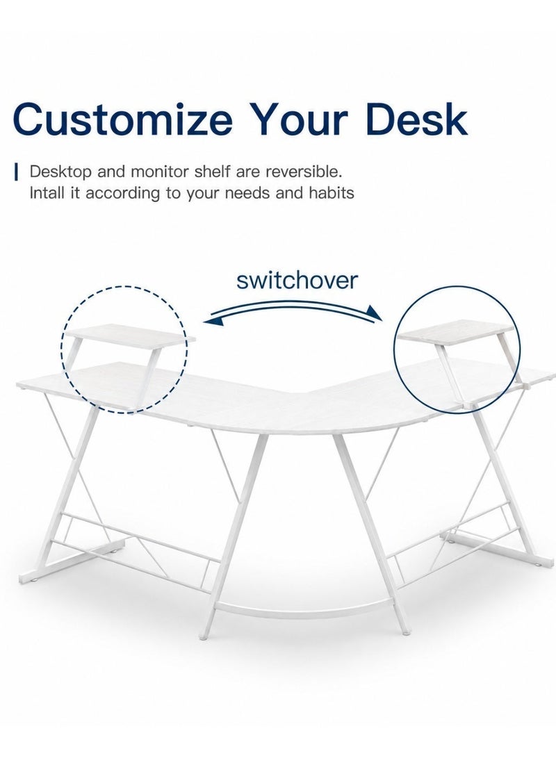 EGG PRO Gaming table, gaming desk, home office table, L-shaped computer desk of high quality and easy to install - Image 2