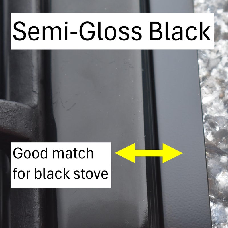 TrueGem Stove Gap Covers - 25.4", Black, Stainless Steel - Image 5