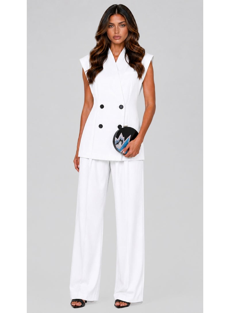 KYVELi Modern Elegance Suit Set-White - Image 1