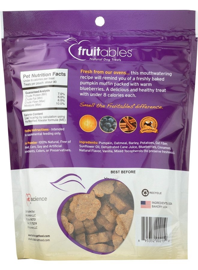 Fruitables، مكافآت الحيوانات الأليفة بنكهة اليقطين والتوت الأزرق، 7 أونصة2 - Image 1