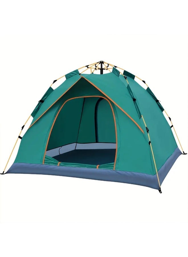 IDEAL PACK Automatic Pop-Up Camping Tent for 2-4 Persons – Waterproof Double Layer Family Outdoor Shelter with UV Protection, Easy Setup Portable Dome Tent with Carry Bag for Hiking, Beach, Picnic, and Travel Us - Image 2