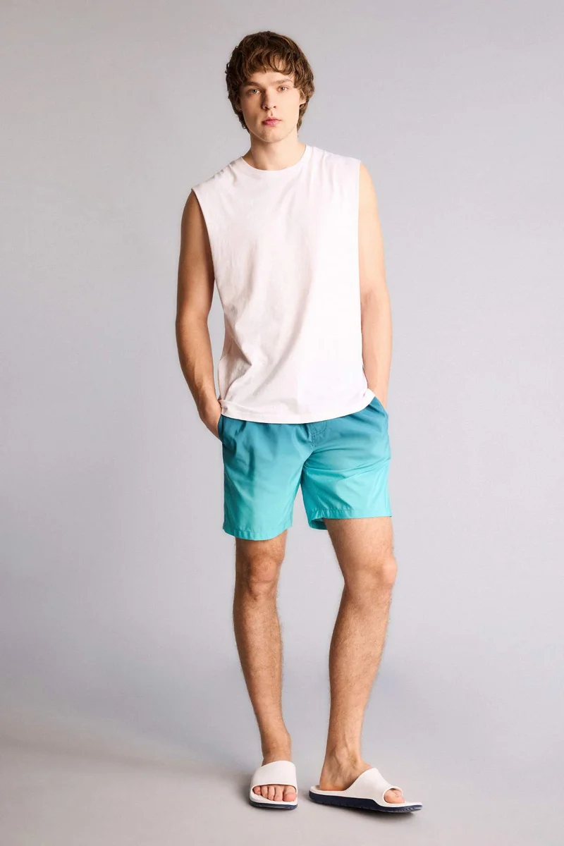Defacto  Regular Fit Swim Shorts for Men | Best Price UAE