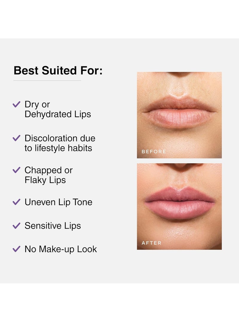Cureskin Tinted Lip Balm For Women And Men |Hydrates & Protects For Lip Tint With Beetroot,Carrot & Strawberry |Lip Lightening Balm For Dark Lips |Tinted Lip Balm For Dark Lips To Lighten,1 Count - Image 4