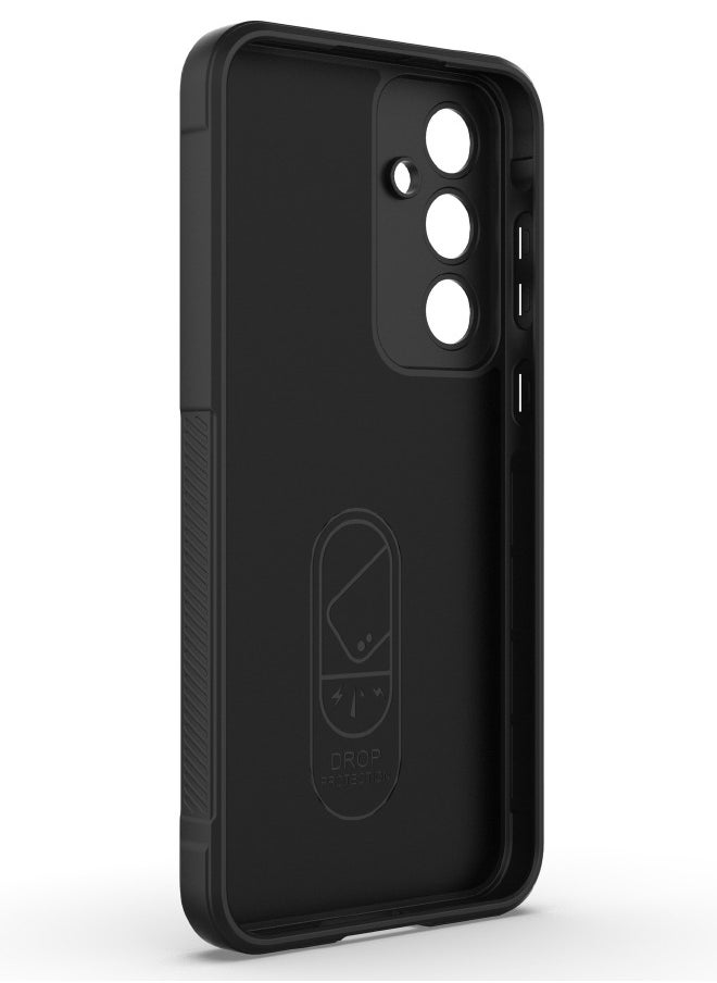 Generic Samsung Galaxy A-55 Back Cover, Creative TPU Protective Case for Galaxy A-55, Anti-Fall and Shockproof Skin Feel Case Cover for Samsung A-55 5G 2024, Black  - Image 5