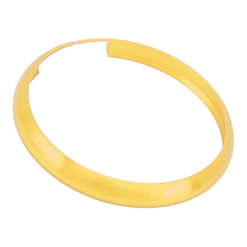 Gold Aluminum Alloy Key Fob Ring Trim Durable Protection Stylish Replacement - Image 4