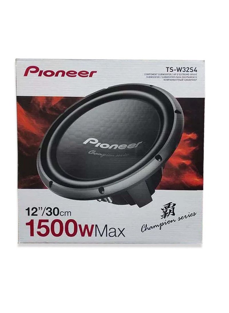 Pioneer Pioneer TS-W32S4 12" Champion Series Single Coil Subwoofer 1500W  - Image 4