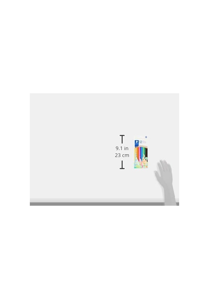 STAEDTLER Wood-Free Coloured Pencils - Box of 12 Assorted Colours - Image 2