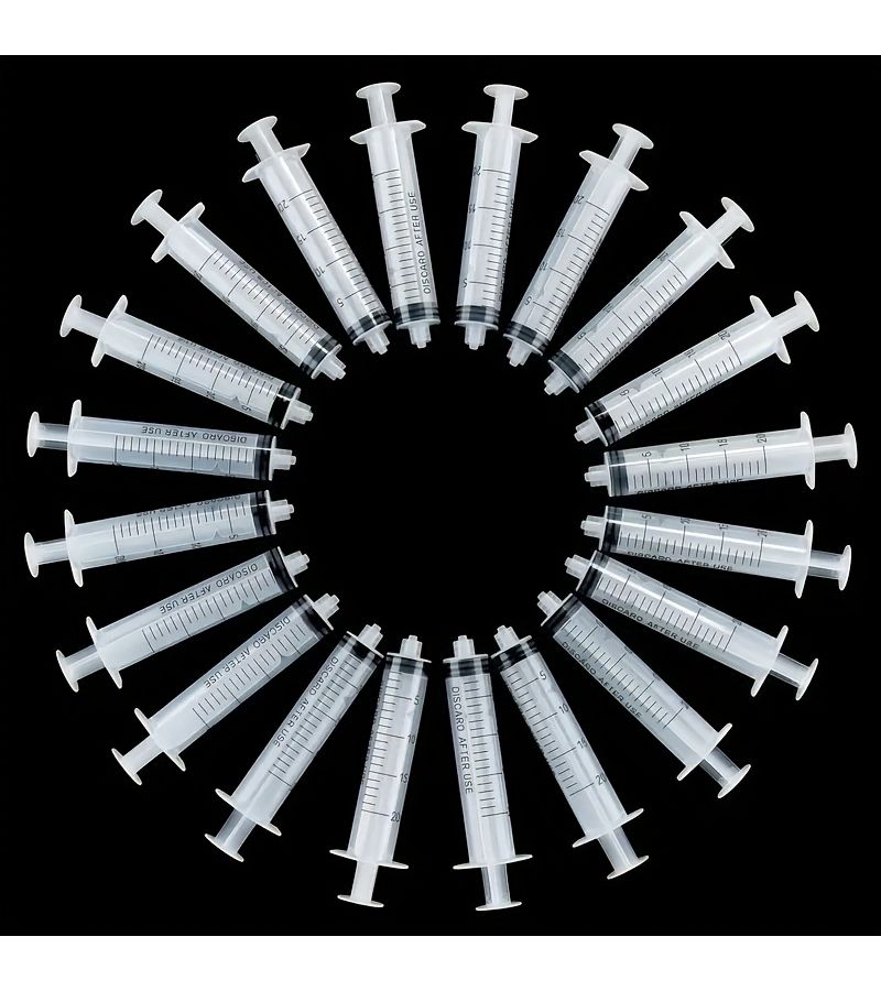 Set Of 33 Plastic Sample Injector Syringe No Needle With Measurement For Pet Feeding Measuring Watering Refilling 0 68oz - Image 4