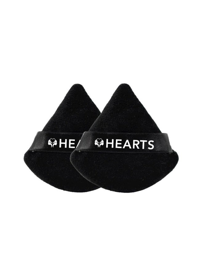 Hearts Sponge Powder Puff – 2 Pieces