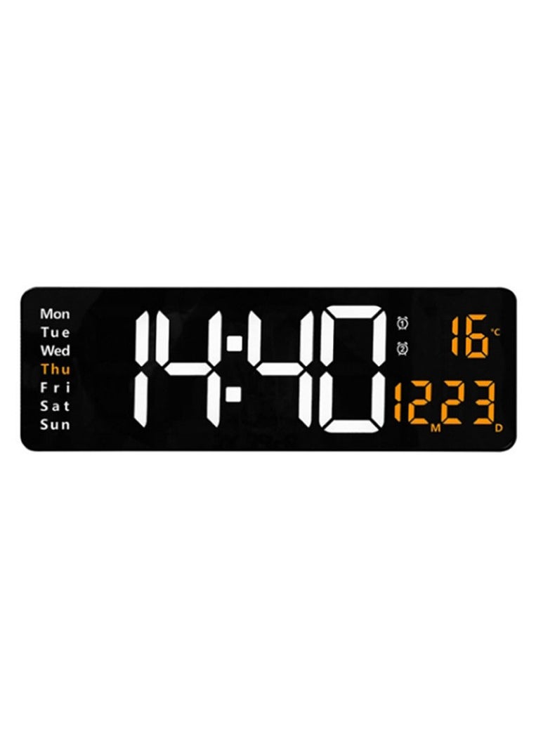 Crony - 6626 Electronic Clock Living Room Wall-Mounted Large Screen Display LED Digital Clock - Image 1
