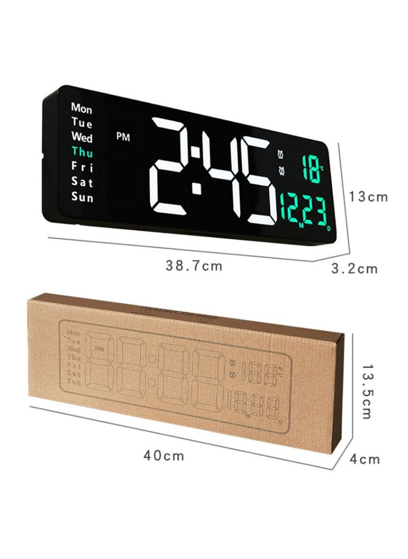 Crony 6626 Electronic Clock Living Room Wall-Mounted Large Screen Display LED Digital Clock  - Image 5