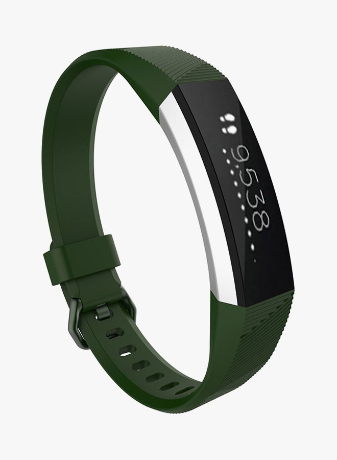NIBEMINENT Replacement Band For Fitbit Alta HR Army Green - Image 3