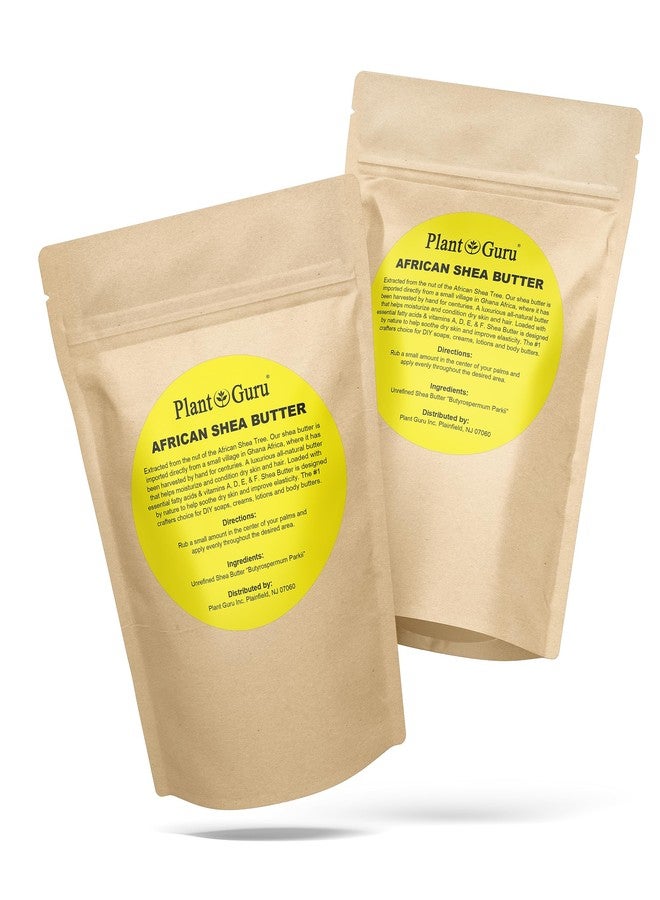 Plant Guru Raw African Shea Butter 8 oz. Bar 100% Pure Natural Unrefined IVORY - Imported From Ghana - Ideal Moisturizer For Dry Skin, Body, Face And Hair Growth. Great For DIY Soap and Lip Balm Making. - Image 2