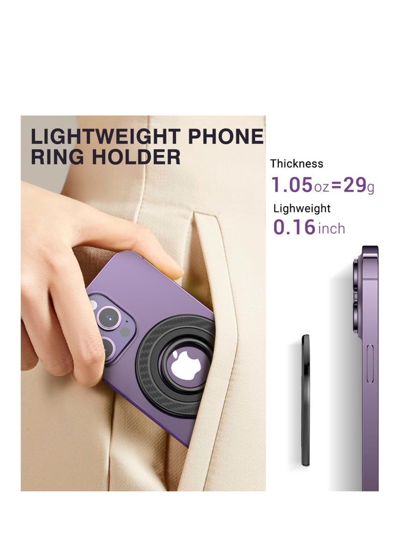 Excefore Double-Sided Magnetic Phone Grip for Magsafe, Magnetic Phone Ring, for MagSafe Ring Holder, Compatible with iPhone, iPad, Smartphone and Magnetic Car Mount - Image 5