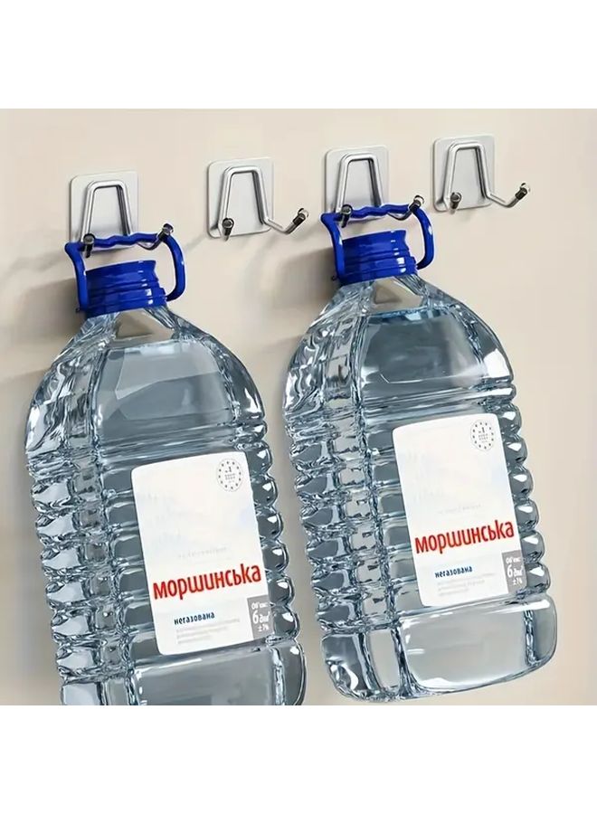 Black Heavy Duty No Drill Kitchen Hooks Stainless Steel Space Saving Organizer for Utensils Pots Cutting Boards - Image 5