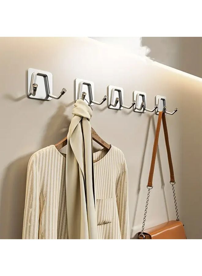 Black Heavy Duty No Drill Kitchen Hooks Stainless Steel Space Saving Organizer for Utensils Pots Cutting Boards - Image 3