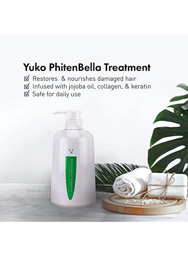 YUKO علاج فيتنبيلا للشعر التالف منتج للعناية بالشعر مع زيت الجوجوبا والكيراتين 24.7 أونصة - Image 4
