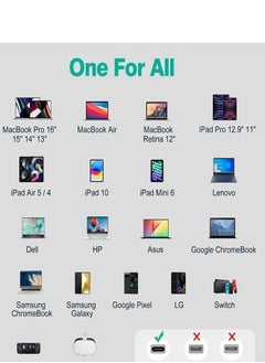 اوميكر كابل USB Type C أبيض 1.8 متر  - Image 3