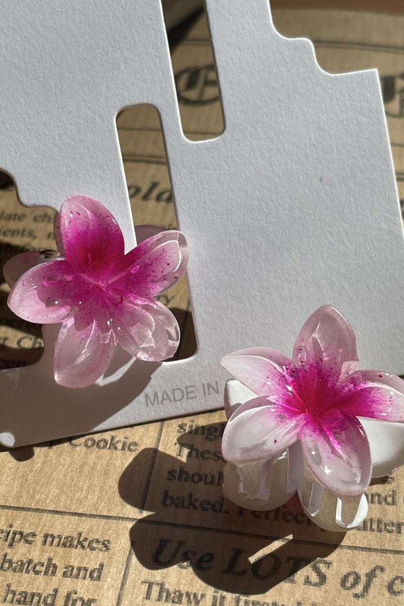 Şubu Tasarım Branch Design Lotus Flower Figured Latch Clasp Pink SBT1637 