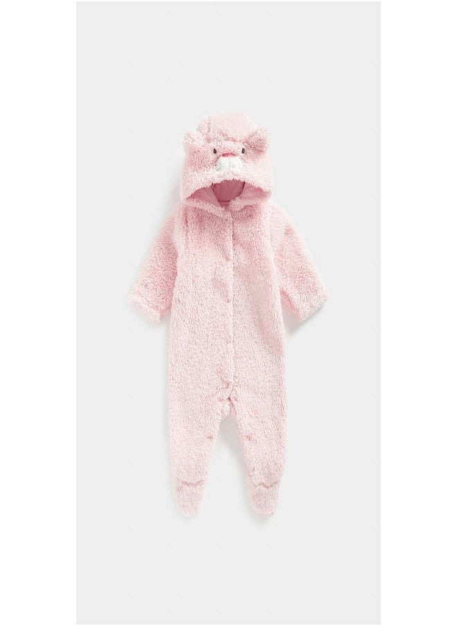 mothercare - Cat Fleece All in One - Image 1