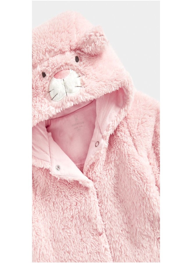 mothercare - Cat Fleece All in One - Image 1