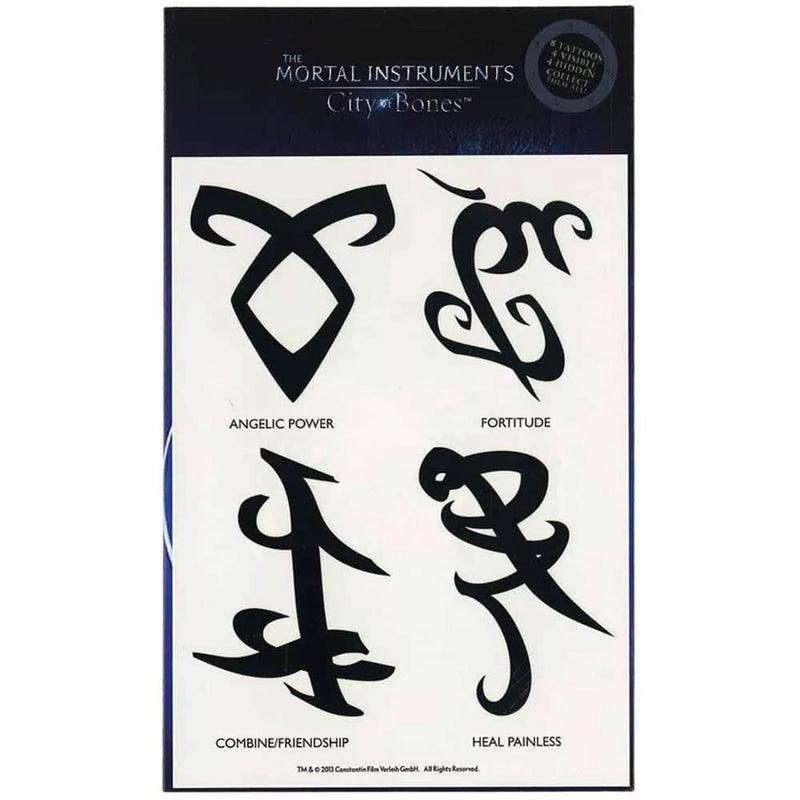 Seven20 The Mortal Instruments City of Bones Temporary Tattoo Set - Image 3
