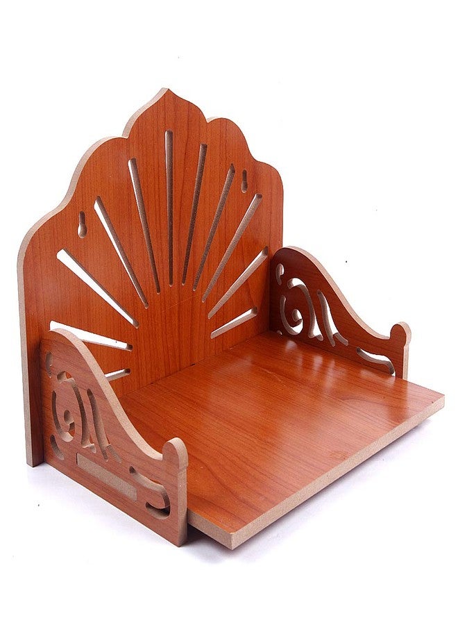 MS ENTERPRISE Art and Craft Wooden Temple- Red, X-Large - Image 4