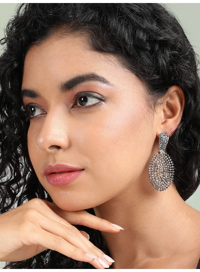 SOHI Pack Of Intricate Circular Artificial Drop Earring Jewellery