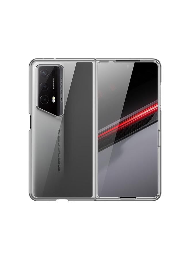 اس-توب جراب لهاتف Honor Magic V2 RSR Porsche Design، جراب هاتف قابل للطي شفاف مطلي بالكهرباء، شامل كليًا - Image 2