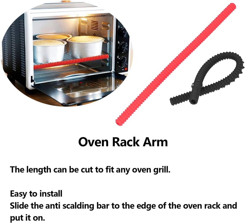 Sunisfa Oven Shelf Protector, Heat Insulation Oven Rack Cover Silicone, Anti Scalding in the Kitchen with Extra Protection From Hot Metal, 35.5cm - Image 5
