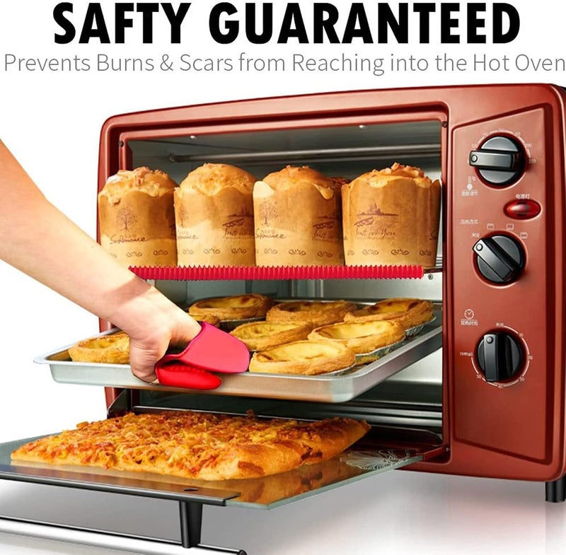 Sunisfa Oven Shelf Protector, Heat Insulation Oven Rack Cover Silicone, Anti Scalding in the Kitchen with Extra Protection From Hot Metal, 35.5cm - Image 2