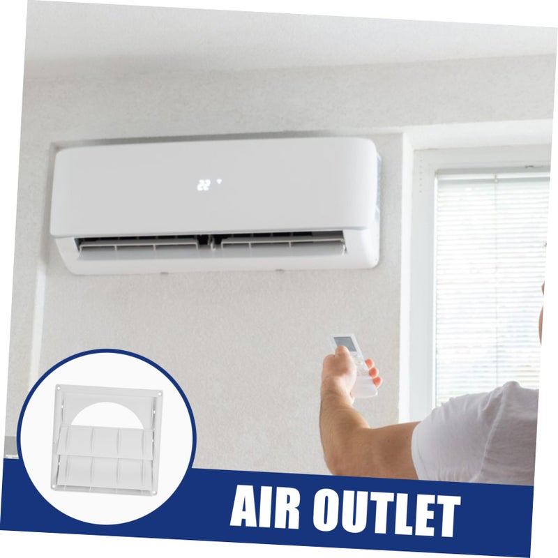 Zerodeko Dryer Vent Cover 20X20X4cm Louvered Design For Efficient Airflow Easy Installation - Image 4