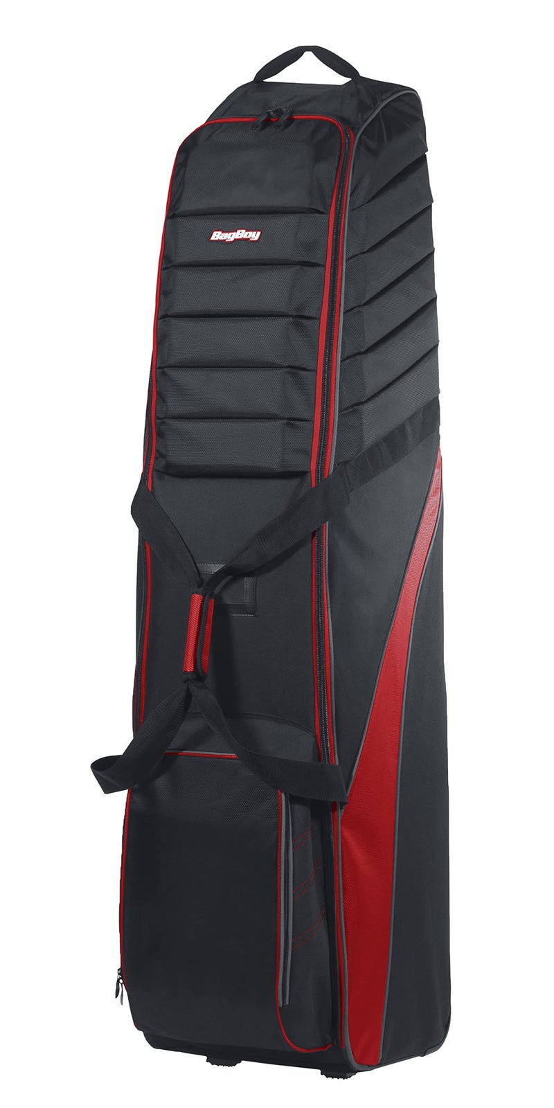 غطاء سفر جولف Bag Boy T750 لشركات الطيران مع حواف سميكة 4 جوانب مع حزام ضغط داخلي قابل للقفل وسحاب كامل محيط