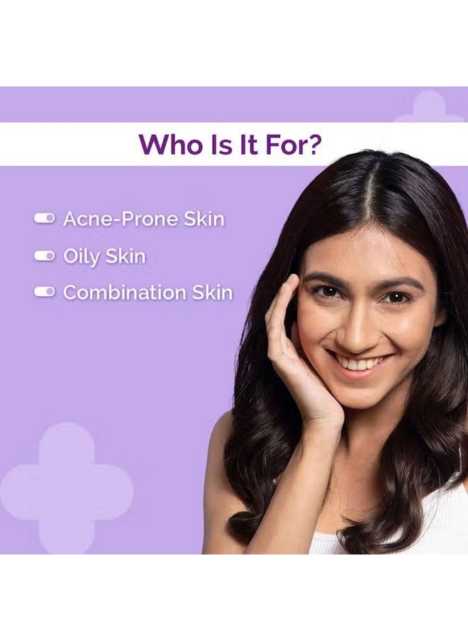 THE derma Co Anti-Acne Regimen Combo - 1% Salicylic Acid Gel Face Wash (100 Ml) + 2% Salicylic Acid Serum (30 Ml)  - Image 4