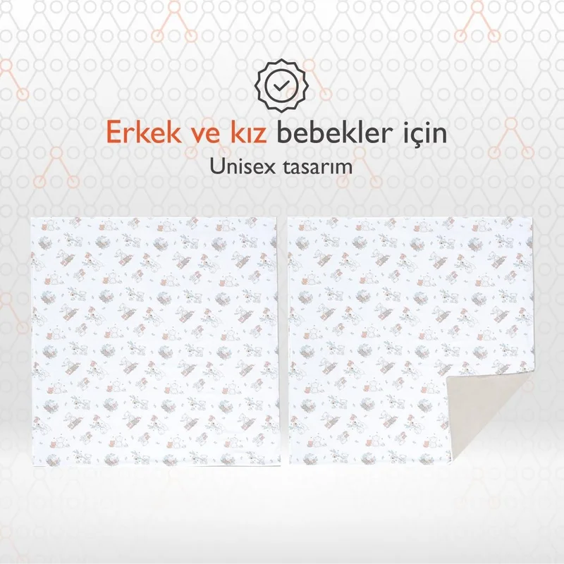 جينزبيبي بطانية هيرو موسلين للأطفال (120X120) تيدي