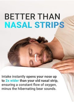 Breathing Nasal Strip Starter Kit 15 Count - Boost Oxygen Intake, Reduce Snoring, Improve Sleep Quality - No Medicine or Chemicals, Sweat Resistant, Skin Safe Nasal Strips, White Arc - pzsku/Z4A871409433B7BBA89ECZ/45/_/1733821344/51eb39d9-139e-42cc-84d6-ea146bd5e96b