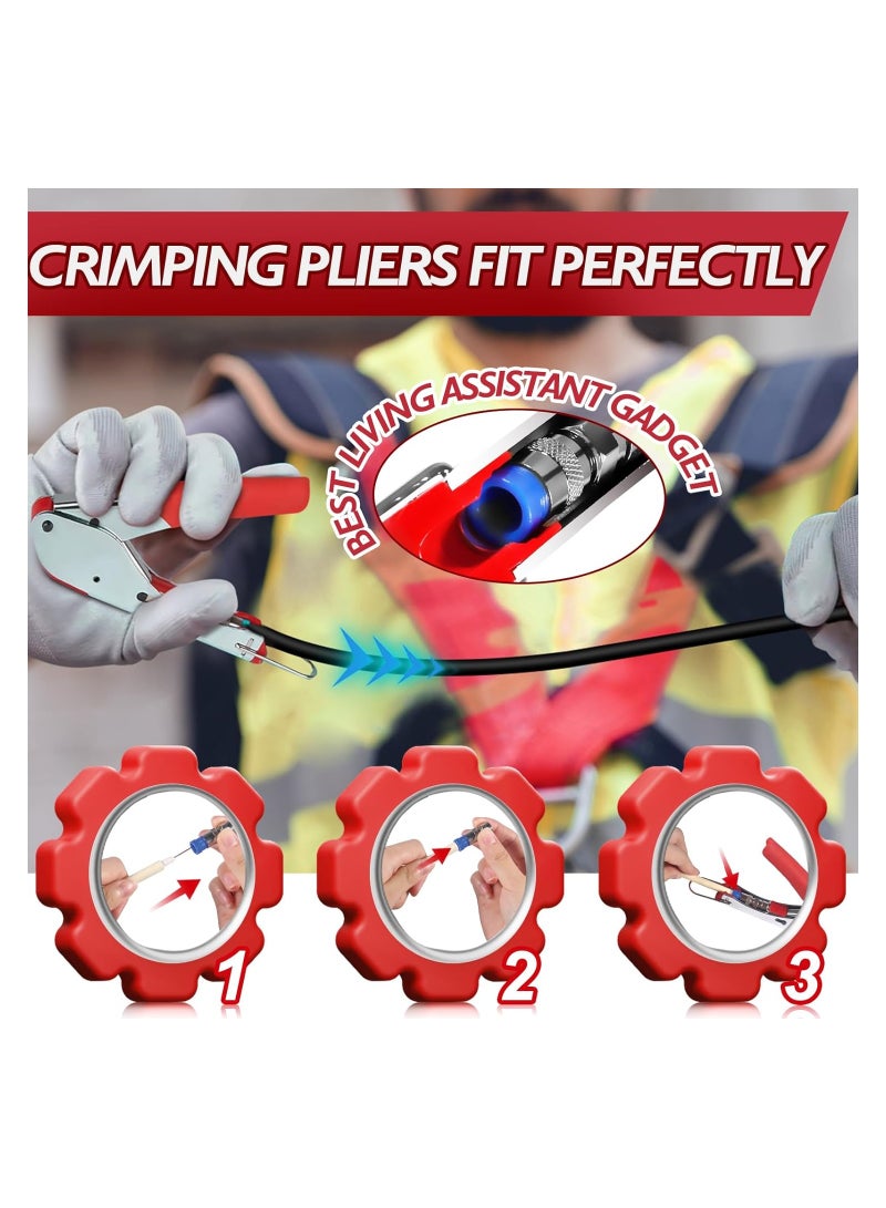 Professional Coaxial Cable Compression Tool Kit with Crimper and Wire Stripper for RG6 RG59 Connectors - Image 5