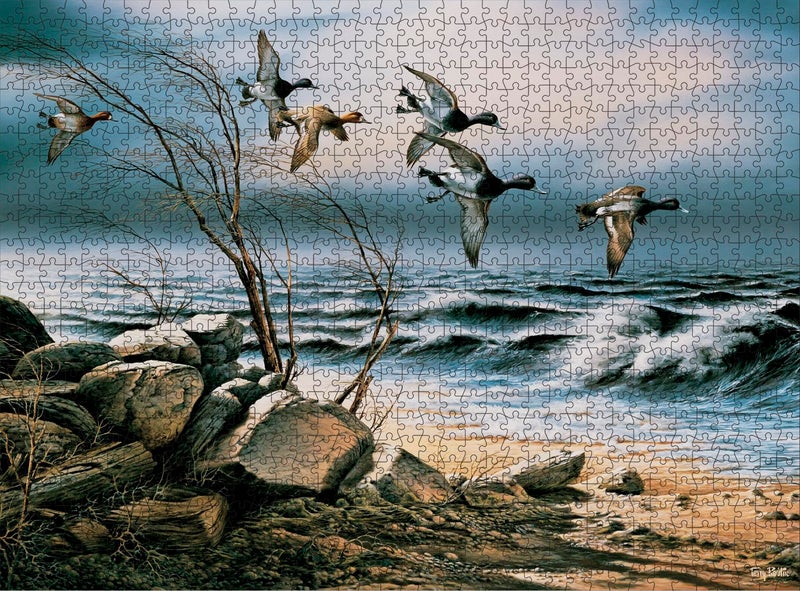 Buffalo Games Terry Redlin Bluebill Point 1000 Piece Jigsaw Puzzle for Adults Challenging Puzzle Perfect for Game Nights Finished Size is 2675 x 1975 - Image 3