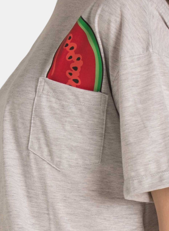 Marco Bergamo cropped top with front pocket  - Image 4