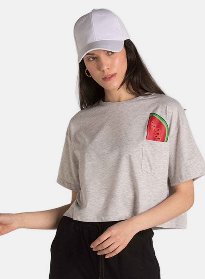 Marco Bergamo cropped top with front pocket  - Image 2
