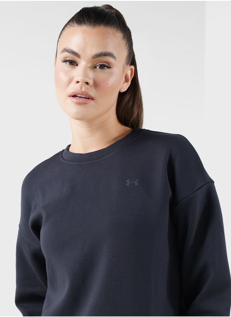 UNDER ARMOUR Unstoppable Fleece Crewneck Sweatshirt  - Image 3
