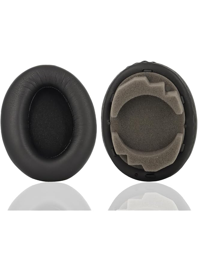 erorex Professional Replacement Ear Cups Compatible With Sony Wh 1000Xm2 Wh1000Xm2 & Mdr 1000X Mdr1000X Headphones Protein Skin Noise Isolation Memory Foam Ear Cushions Black - Image 5