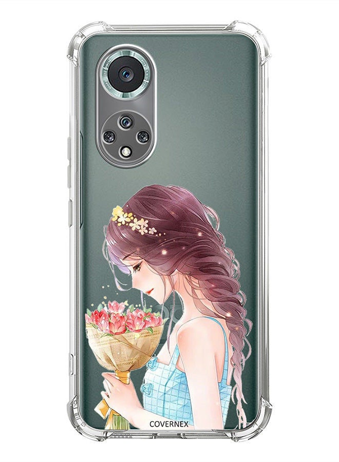 Covernex Shockproof Protective Case Cover For Huawei nova 9 Pro Flowers Happy Girl Model Doll Anime - Image 1