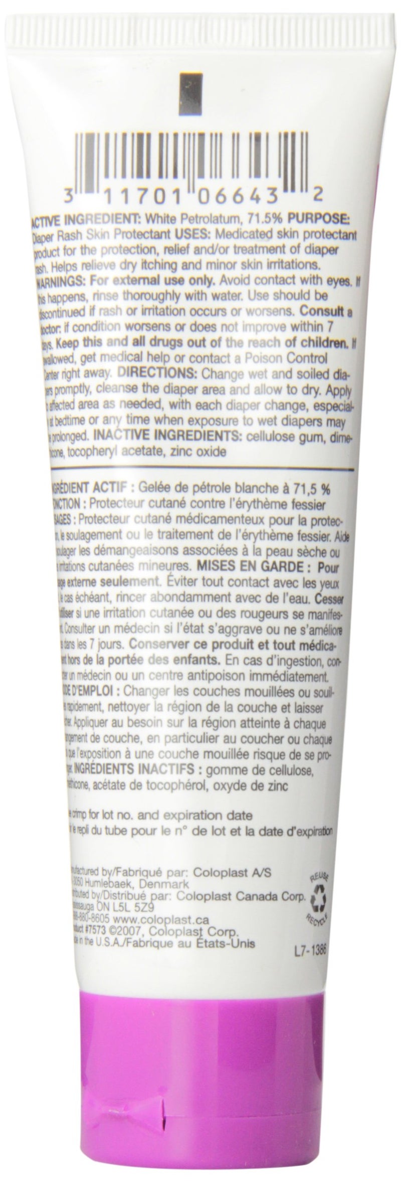Coloplast Critic-Aid Clear Moisture Barrier Ointment 2.5 oz (71 g) Tube/Each - Image 2
