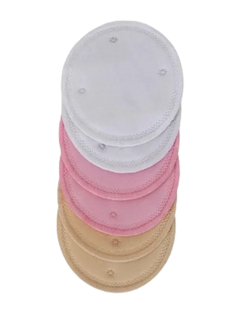 TUMMY TUMMY Organic Cotton Reusable Maternity And Nursing Pads Nipple Covers Moms - Pack of 12