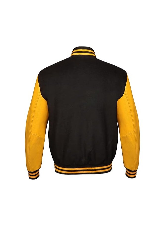 Generic - Unisex Varsity Jacket - Premium Quality, Multiple Color Combinations - Retro Style College Jacket for Men & Women - Image 1