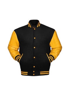 Generic Unisex Varsity Jacket - Premium Quality, Multiple Color Combinations - Retro Style College Jacket for Men & Women  - Image 4